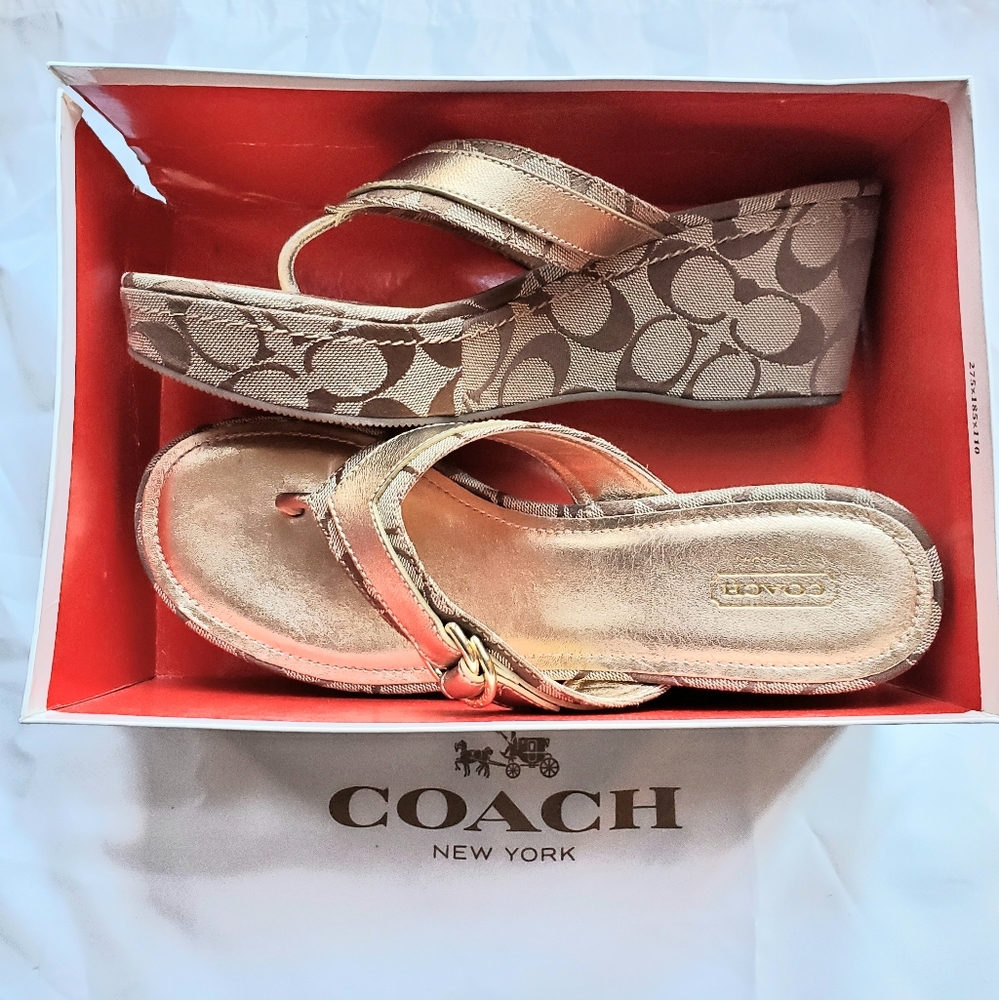 Coach sandals